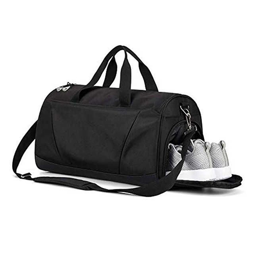 Duffel bags with shoe separate compartment
