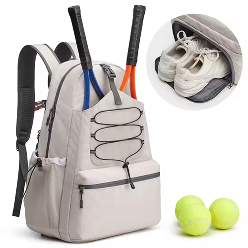 Tennis Backpack Gym backpack with shoe compartment